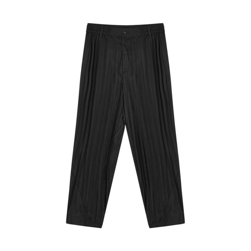 CROQUIS Men's Pleated Straight-Leg Casual Pants