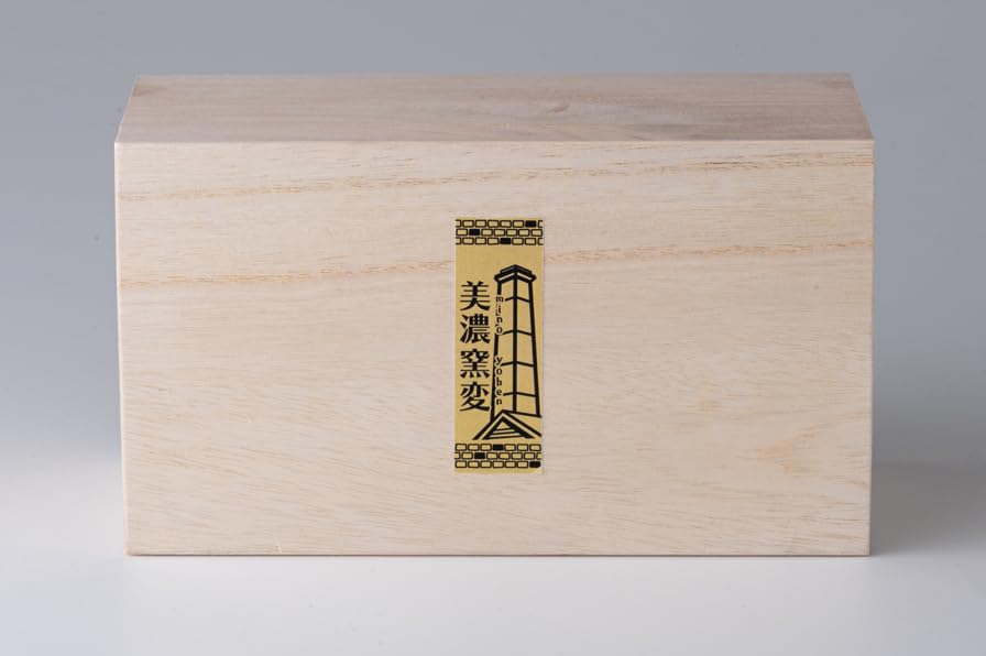 Mino Ware Pair Set of Microwave and Dishwasher Mino Kiln Wooden Made in Mugs, 2, Approx. 330ml, Safe, Craft, Box, Gift, Japan, MIN-3003A