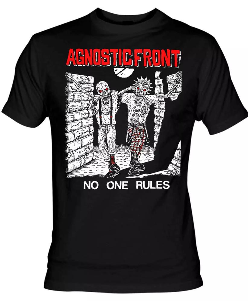 Agnostic Front BAND No One Rules T Shirt Full Size S-5XL NEW37 Unisex T-Shirt XL