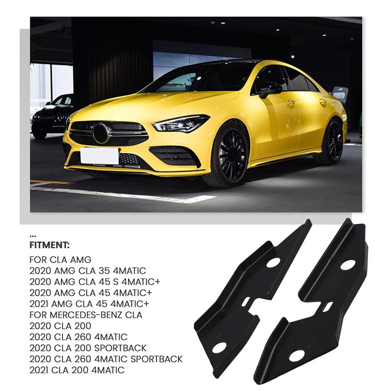 A58X-New For Mercedes Benz CLA AMG Left & Right Front Bumper Upper Mounting Rail Bracket Part Number:1188850201,1188850301