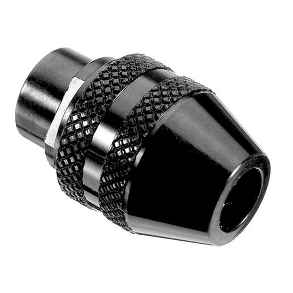 Easy And Quick Accessory Replacement With Keyless Drill Chuck For Rotary Tools