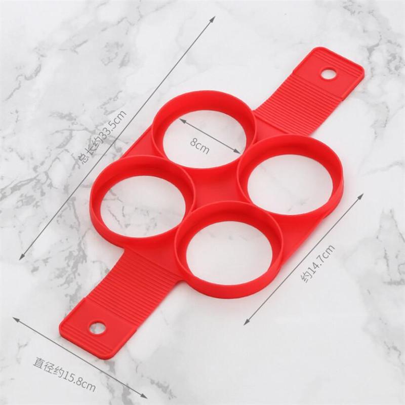 Kitchen Pancake Mold Fried Egg Maker Mold Non-stick Pancake Maker Silicone Baking Omelette Mould Kitchen Tool