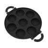 Egg Frying Pan 8 Hole Design Multifunctional Non Stick Egg Pancake Steak Pan for Travel Camping