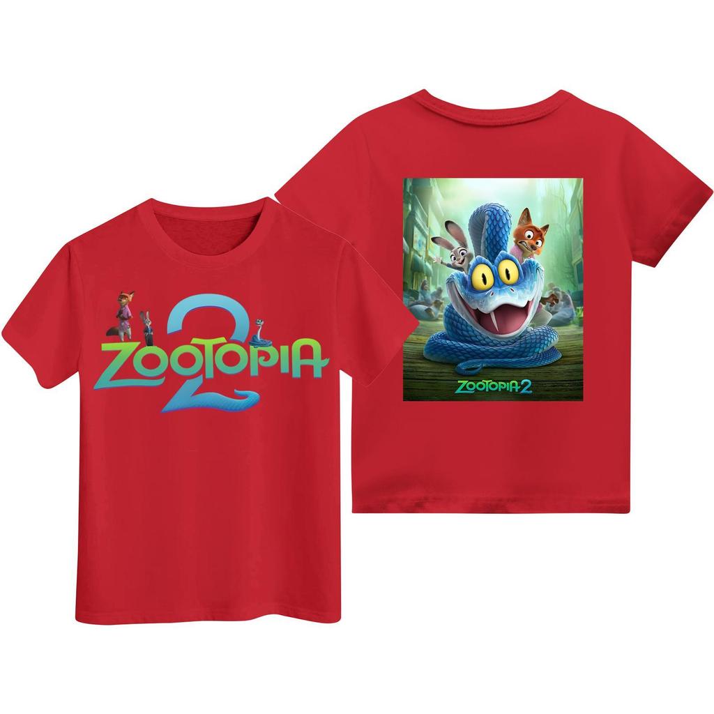 Children's Casual Fashion Cartoon Print Short-sleeved T-shirt Top