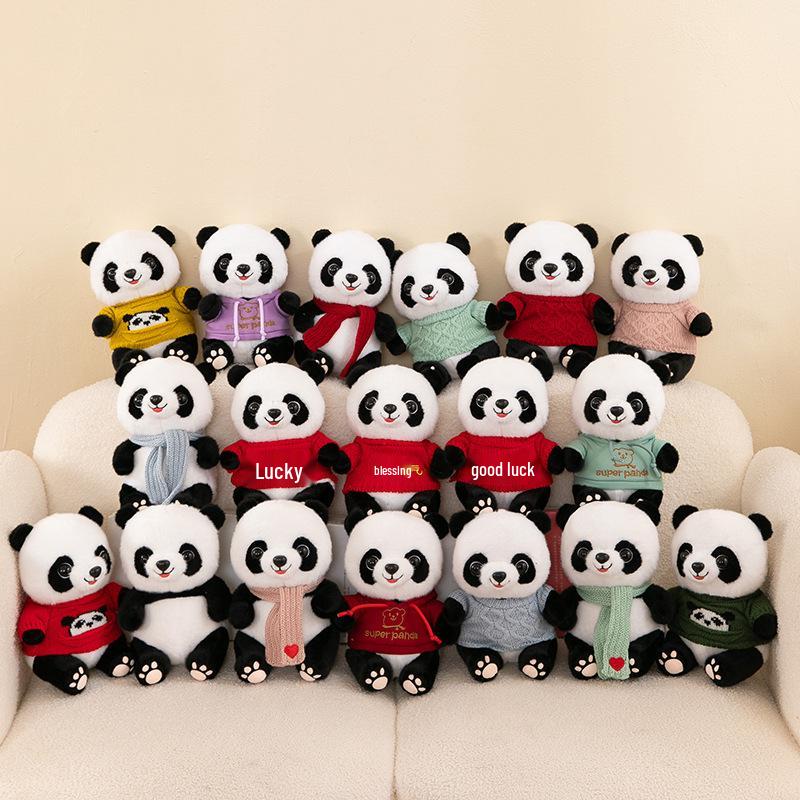 

Giant Panda Plush Toy - Adorable Doll for Children s Birthday Gift 25 cm