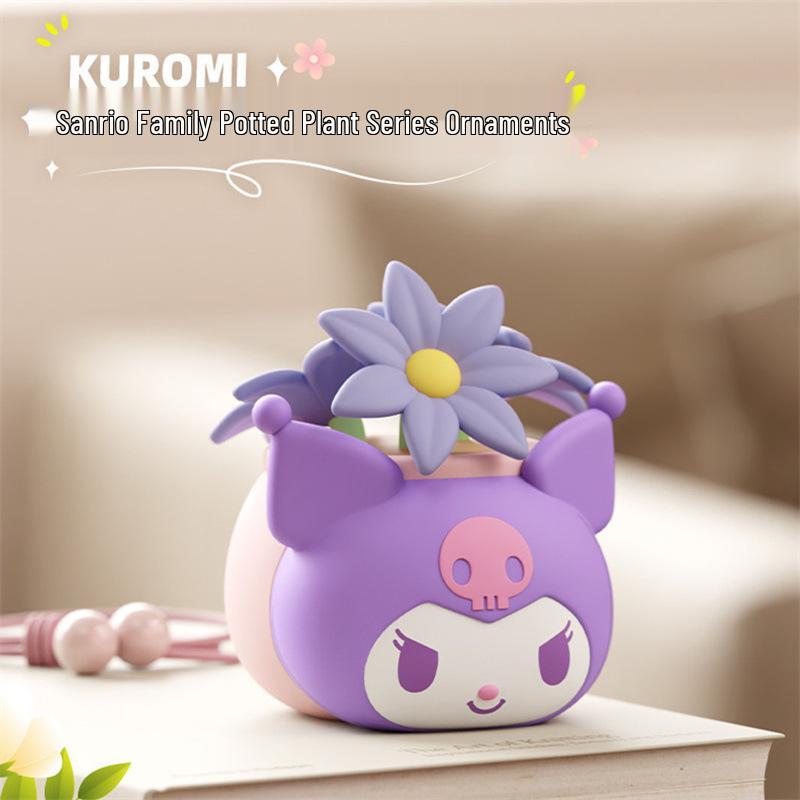 Genuine Sanrio Cinnamoroll, My Melody & Kuromi Figure Blind Box - Trendy Cartoon Ornament & Decor.