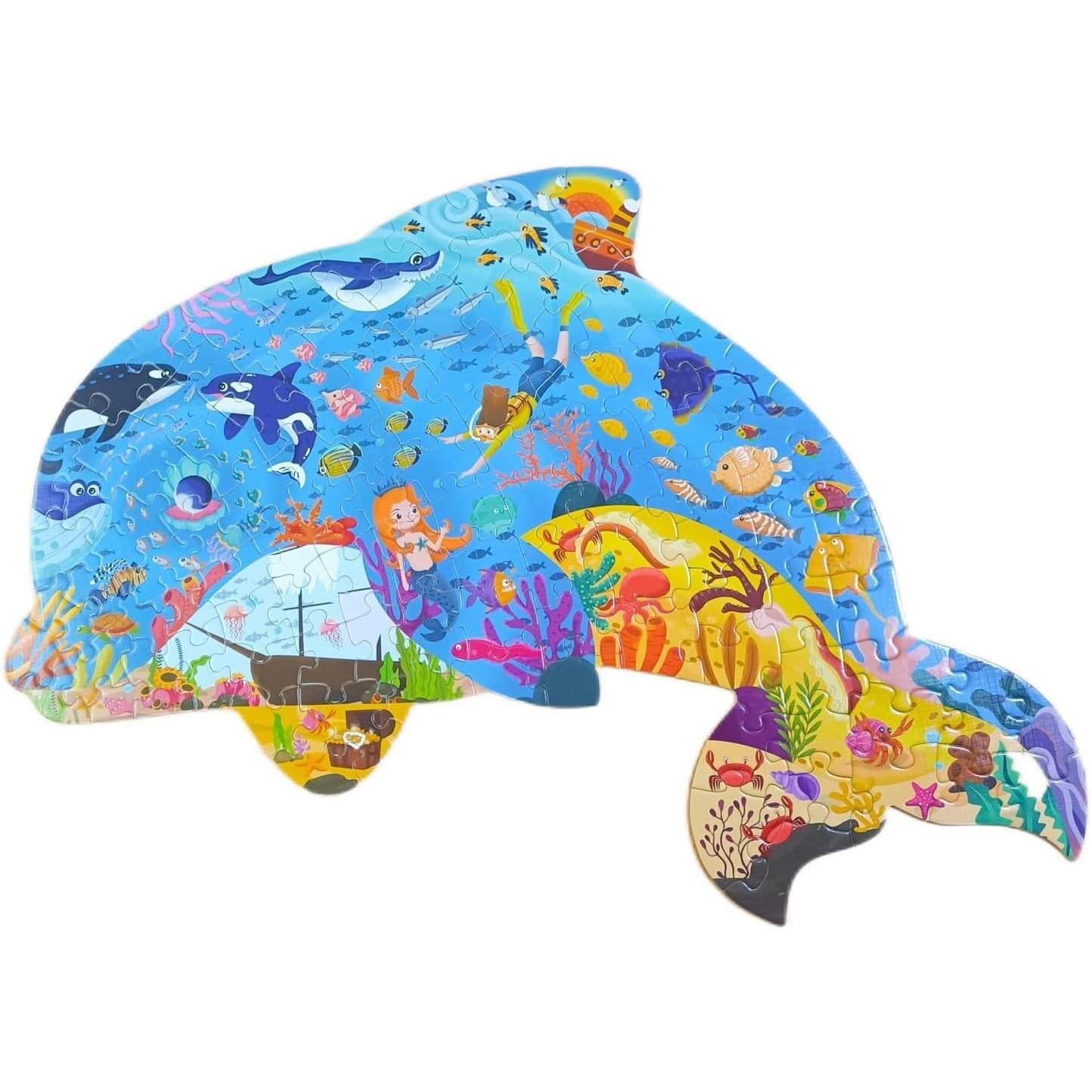 

Puzzles For Kids Ages 4-8, Kids Puzzles 100 Piece Big Dinosaur Floor Jigsaw Game For Kids Kids Educational Puzzles Toys Fo