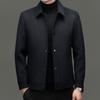 Trendy Lapel Double-sided Woolen Jacket for Young and Middle-aged Men Autumn and Winter Double-sided Woolen Thick Coat