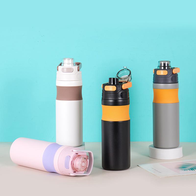 316 Stainless Steel Handle Sports Kettle Outdoor Portable Car Climbing Double-cup Car Riding Pot Travel Pot