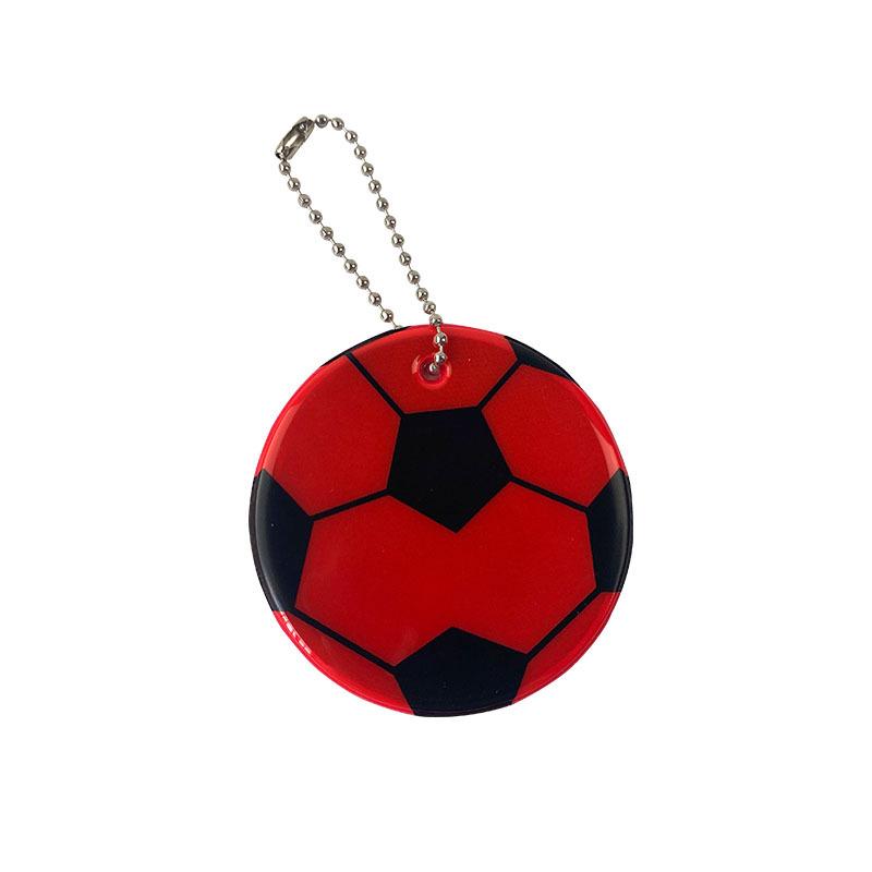 2Pcs Color Music  Safety Reflector Reflective Keychains Car Keyrings Charm Bag Accessories for Jacket BackPack Strollers Wheelchairs