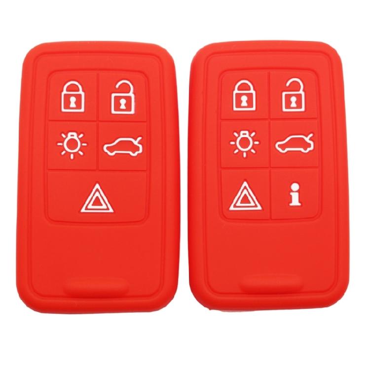 Ergonomic Silicone Key Fob Protector Shock Absorbing Design Non Slip Multi Color Option All Climate Resistance For Remotes