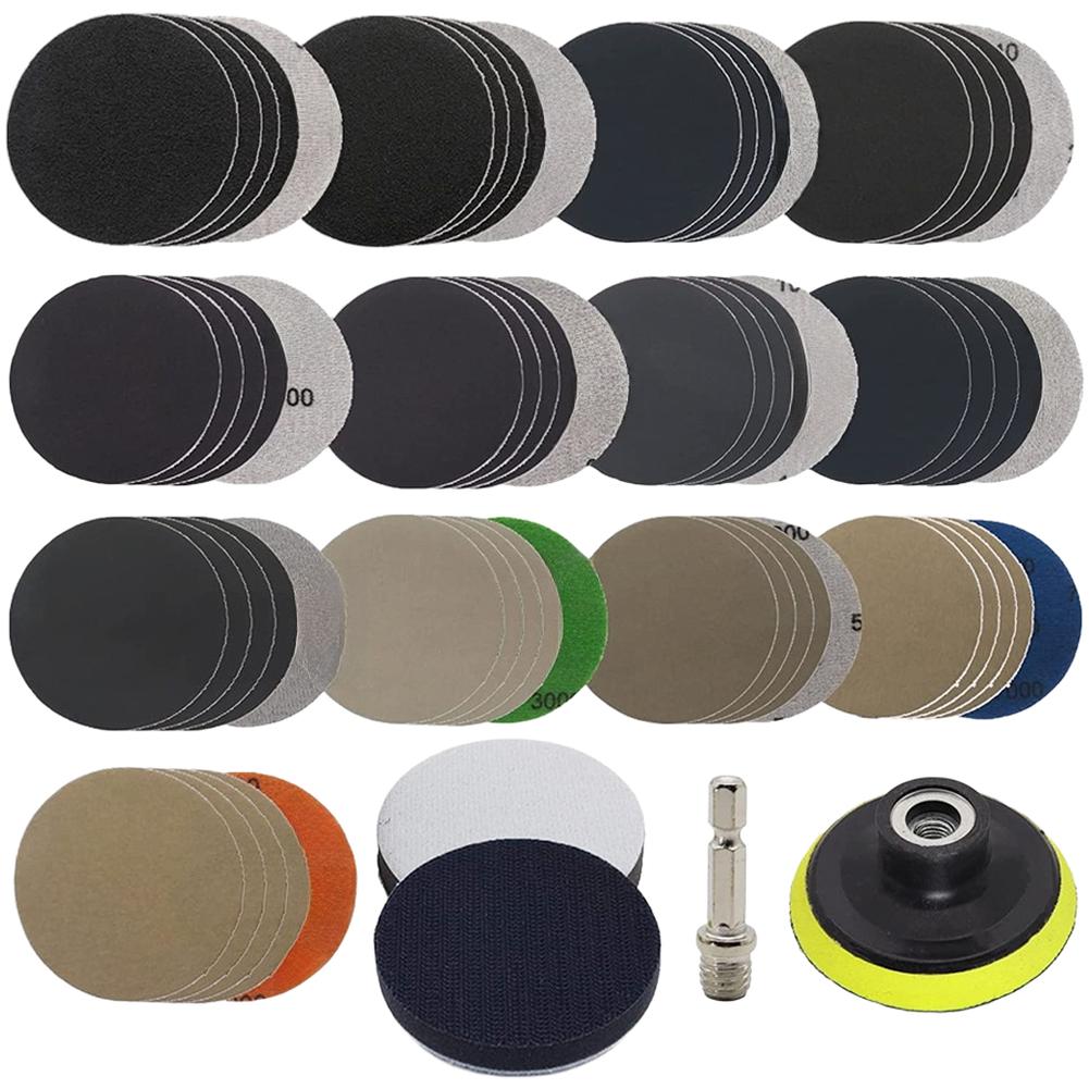 69PCS 3 Inch Silicon Carbide Wet Dry Sandpaper Set For Grinding Polishing Electrostatic Planting Silicon Carbide