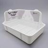 Corner Litter Pan Cage Potty Trainer Litter Box for Rabbit Plastic Material