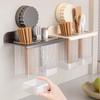 Punch-Free Wall-Mounted Double Chopstick Holder