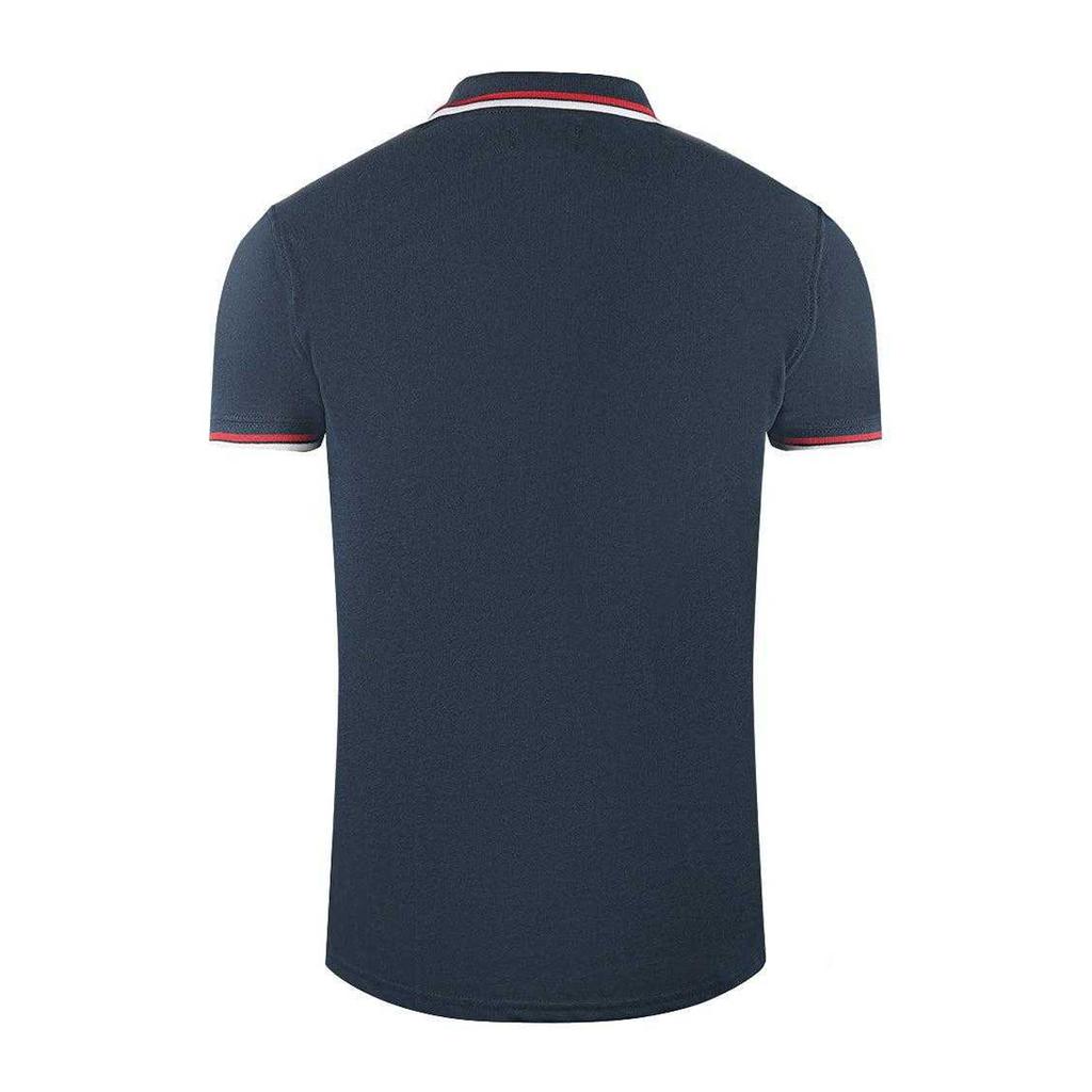 Aquascutum Unisex Adult Double Tipped Collar Logo Polo Shirt