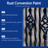 Water Based Protective Paint for Metal Surfaces Stops Existing Rust Progressions Offer Wearproof and Night Visibilities