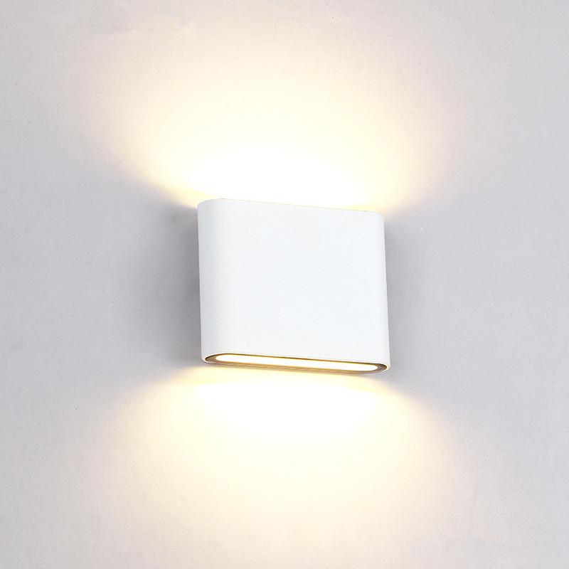 

Скандинавский ультратонкий светодиодный настенный светильник для наружного или внутреннего использования Small White 6W теплый белый