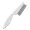 Plastic Fine-Toothed Pet Flea Comb with Steel Needles for Dogs and Cats