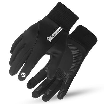Waterproof Windproof Bike Gloves Winter Warm Touching Screen Cycling Gloves Thermal Outdoor Sport