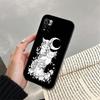 Witch Cat Art Phone Case for Xiaomi Redmi note 13 12 Pro 11S 11 10 Pro 10S 12S Redmi 10 13C 9C Funda
