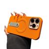 Applicable To Apple 16promax Leather Magnetic Mobile Phone Case All-inclusive iPhone15 Standing Bracket Mobile Phone Case