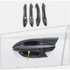 ABS Carbon Fiber Door Handle Cover Trim For Hyundai Tucson -2025 Accessories