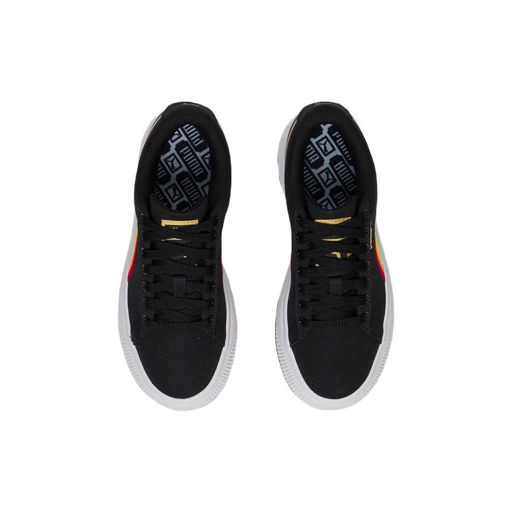 Puma Suede Mayu Prism Retro Thick Sole Low Top Sneakers Women Sneakers Black 387240-01