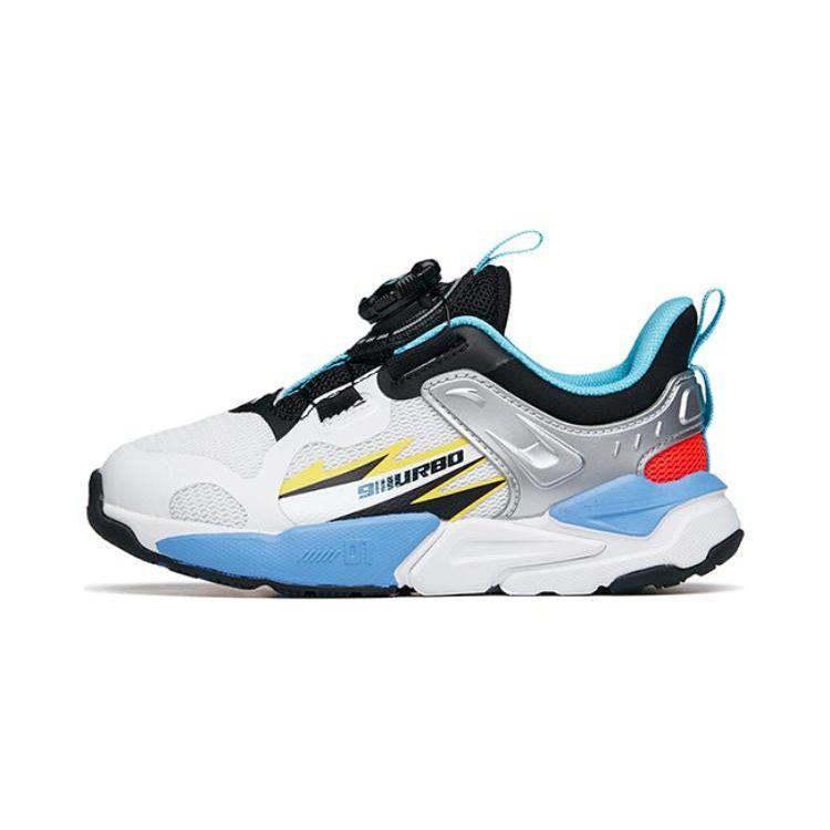 

Anta Удобные вращающиеся кнопки, амортизирующие, нескользящие, износостойкие кроссовки с низким верхом для бега, детские кроссовки, белые, черные, синие 312219961-2 30