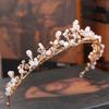 Women's Simple Tiara Hairband Self-Wedding Bridal Hair Crown