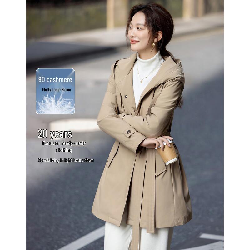 

Women s Hooded 90% Duck Down Jacket M