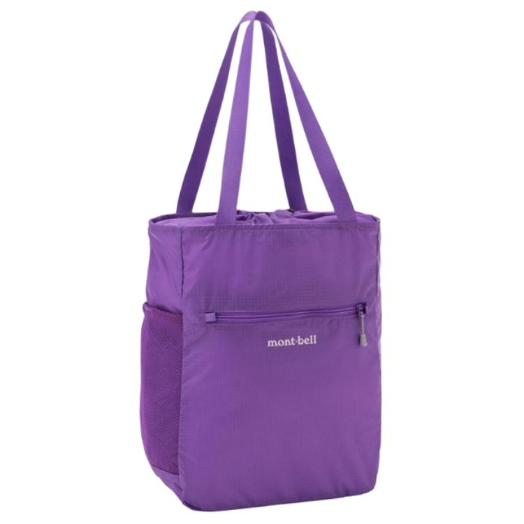 

New MONTBELL Nylon Handbag Small Unisex Purple 1123972-PU 27.9*14.0*37.1CM