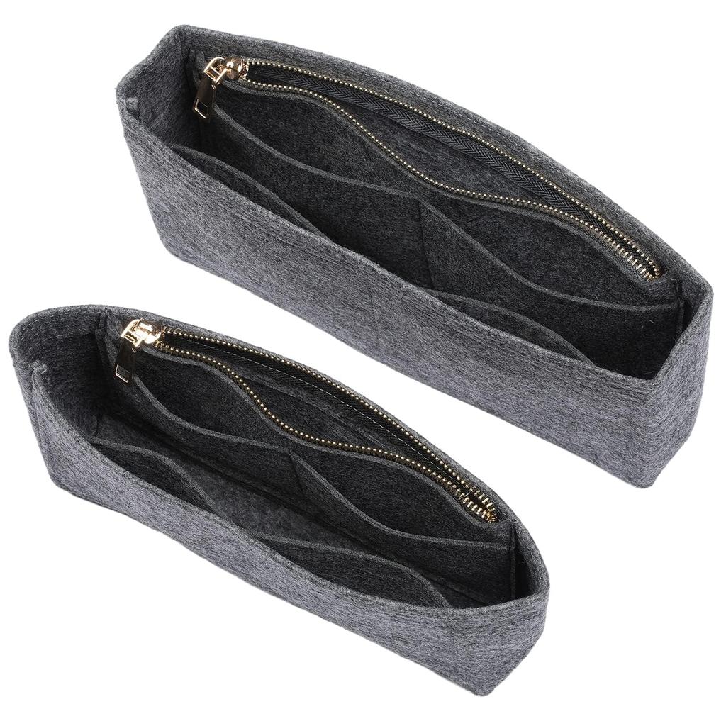 SHINGONE Horizontal Felt Bag-in-Bag, Suitable for Galleys and Luxury Bags, Zippered, Small Size, Lightweight, Organized, Inner Bag for Commuting,