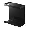 Yamazaki Jitsugyo 5145 Magnetic Wrap Holder Slim Black Approx. W13.5XD6XH14cm Tower Floating Storage Easy Installation