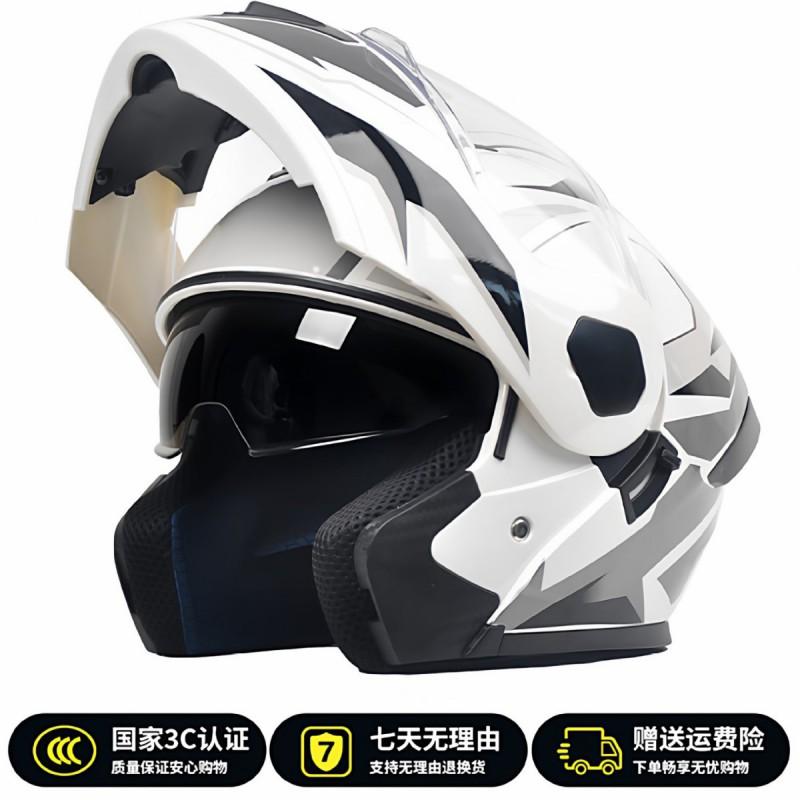 3C DOT Certified Full Face Motorcycle Helmet Men Women Winter Modular Motorbike Safety Electric Bike Riding Gear