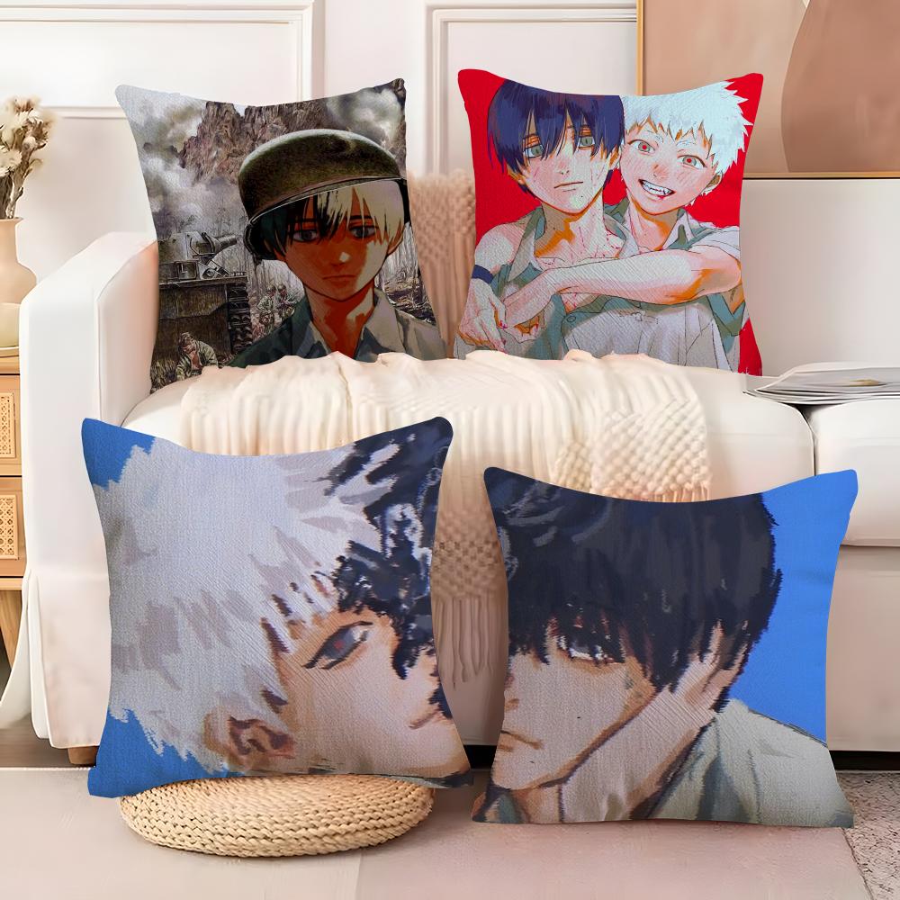 The Summer Hikaru Died Cushion Cover Soft Plush Fabric Double-Sided Printed Sofa Cushion Cover for All Seasons Home Decor Gift