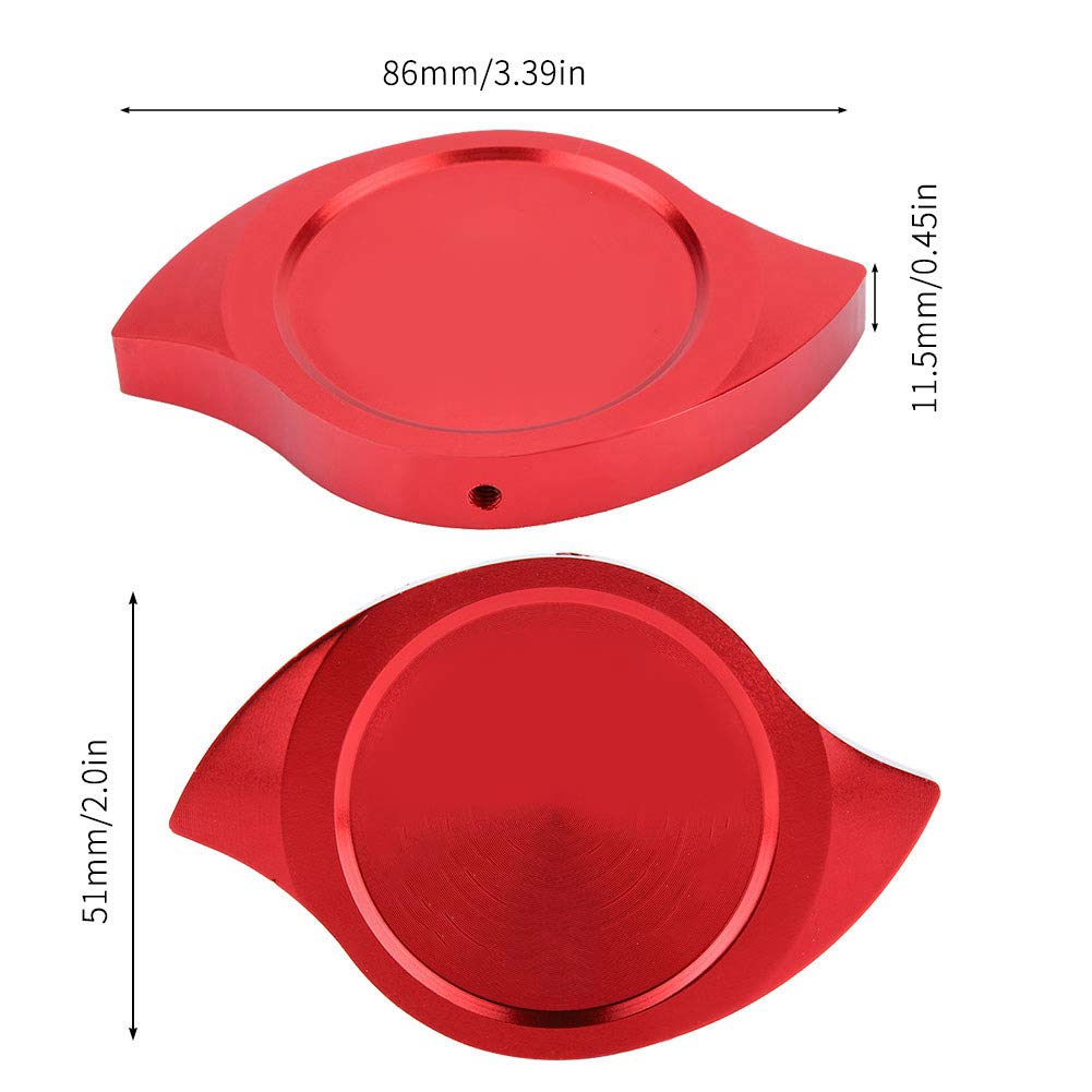 Kühlerdeckel Auto Kühlerdeckel Kühlerdeckelabdeckung Aluminiummaterial Leichtgewicht mit Schrauben/Schlüsselkappe