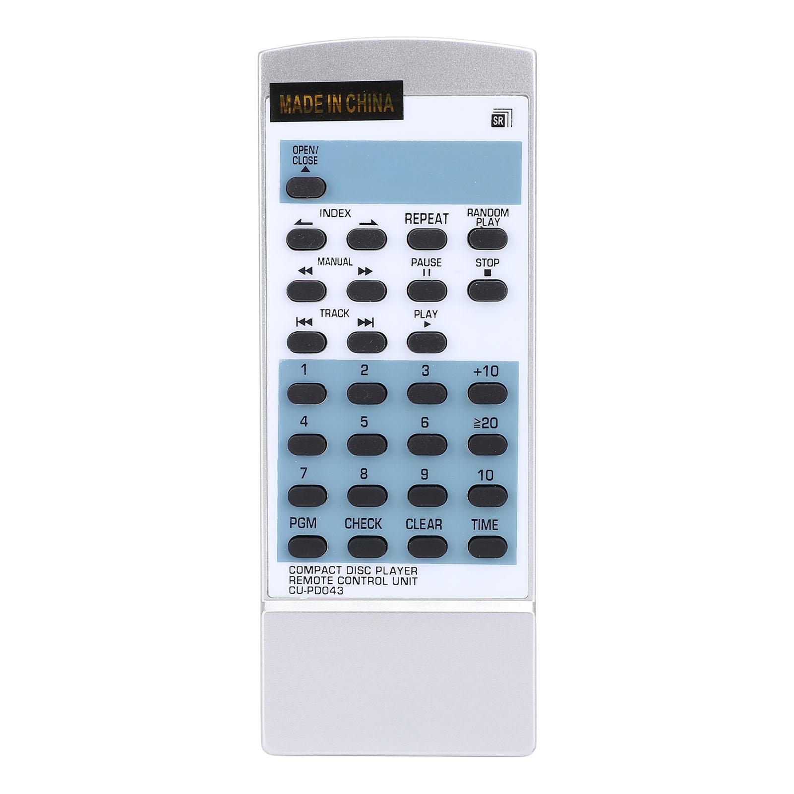 

CU PD043 CD Player Remote Control ABS Replacement Remote Control for CU PD048 PD 5100 PD M453 CU