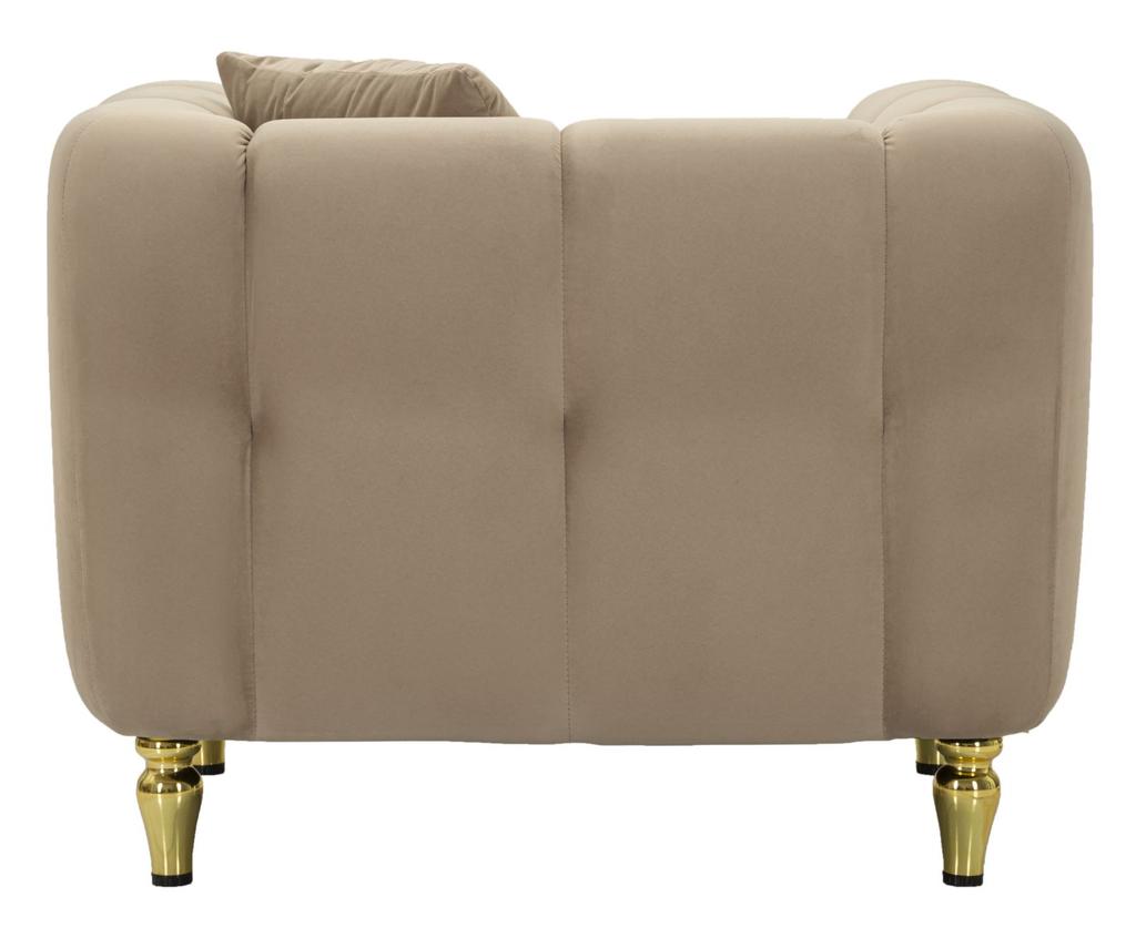 Armchair Alma Grey With Cushion Cm 97X81X71