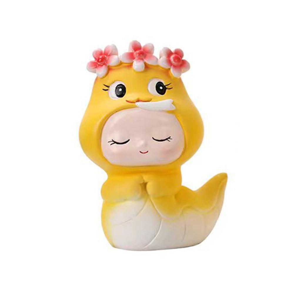 

Resin Crafts New Year Snake Statue Cute Small Snake Ornament Home Office Accessories Girls