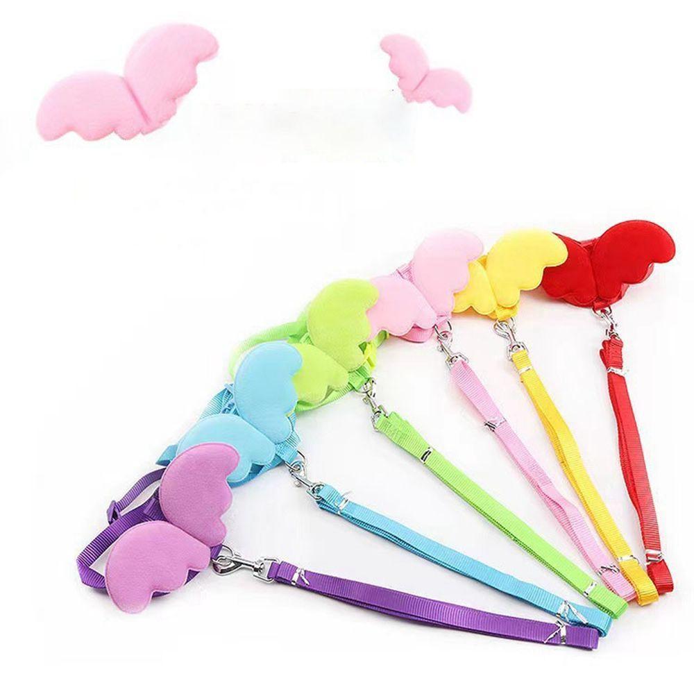 Chest Strap Polyester Pet Decor Thick Duck Harness Angel Wing Harness Puppy Leashes Hamster Clothes