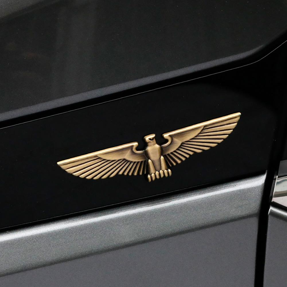 1Pcs Personalized 3D Car Stickers Metal Eagle Car Stickers Badge Decoration Stickers Universal for Most Cars Body Side Mark