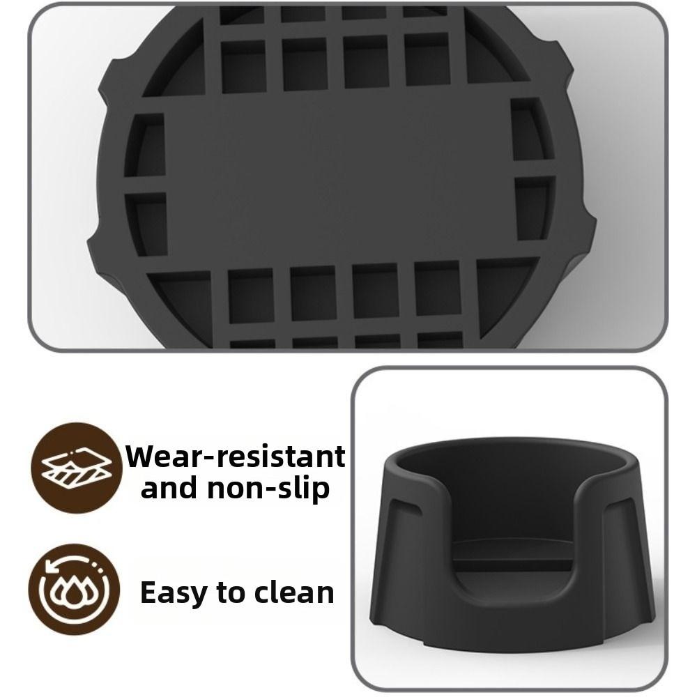Anti-Slip Coffee Tamper Holder Enhanced Tamping Stability Heat-Resistant Coffee Press Base Silicone Espresso Tamping Station