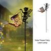Metal Construction Solar Watering Can Lights Waterfall Effect Fairy Projection Light  Garden Decor