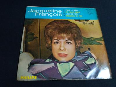 7-Zoll Schallplatte JACQUELINE FRANOIS Chanson de Paris Vol.3 Hymne A L SFL3017 PHILIPS Japan Pop Gebraucht