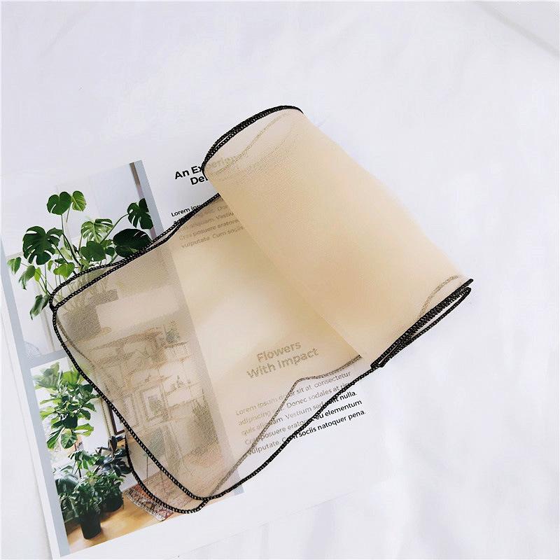 New Solid Color Scarf For Women In Spring And Autumn Versatile Ribbon Wrist Strap Headband Fashionable Decoration Student Neck Protection Small Scarf