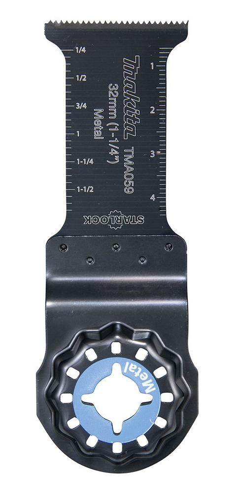 Makita Cut and Sew for for 32mm Wide X 30mm Bimetal Blade 5 Pieces Multi-tool Metal, TMA059BIM(A-65573)