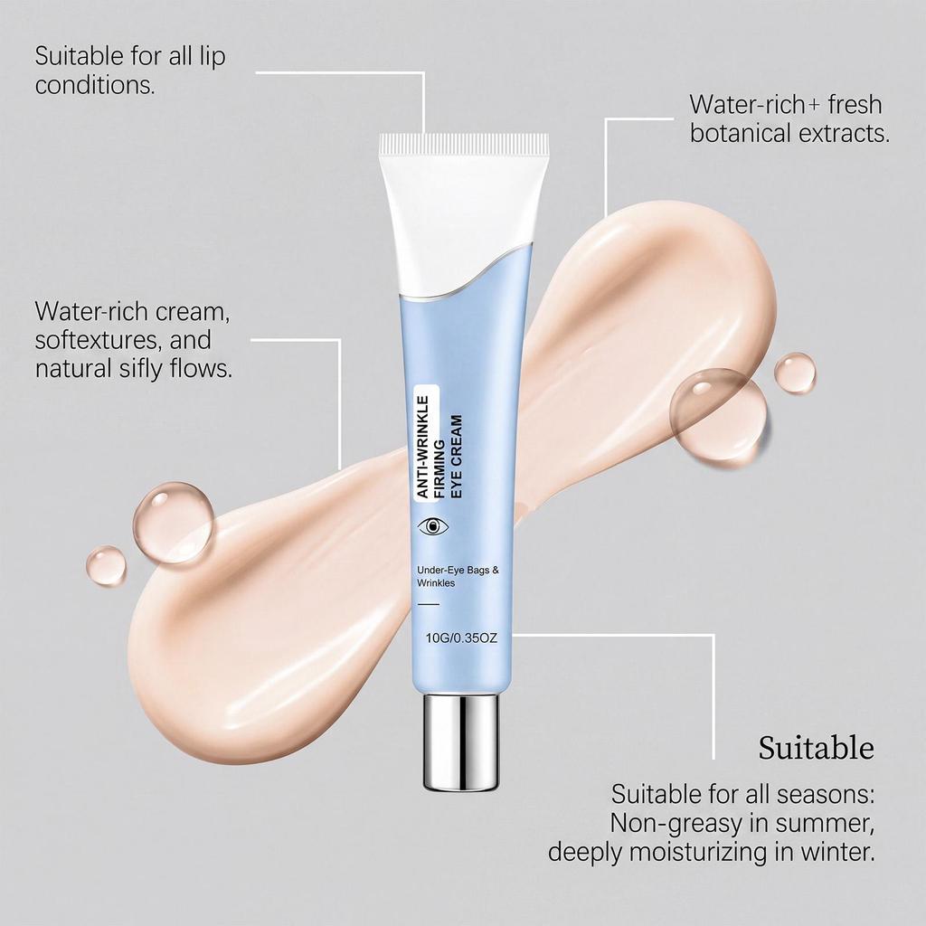 Elastic Eye Essence Cream Gentle Moisturizing Moisturizing Eye Cream Daily Soothing Eye Area Smooth Massage Eye Care Cream 1pc