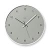 Analog Wall Clock Biome Clock Gray ABS Resin Dome Glass Biome Clock GY Lemnos LC24-16 (cave)