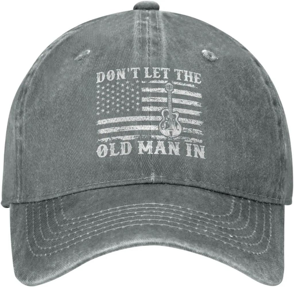 Old Man Hat Dont Let Old Man In Hat for Women Baseball Hats Vintage Hat