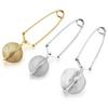 Practical Stainless Steel Tea Infuser Sphere Filter Ball Teaspoon Squeeze Creative Strainer Tea Drip Handle Seasoning Mesh